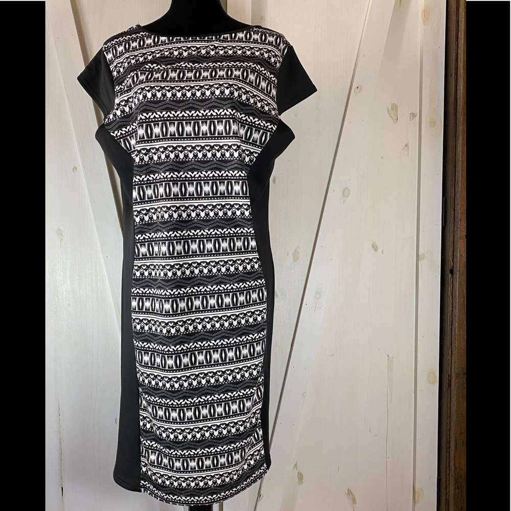 Mlle Gabrielle Fitted Midi Dress